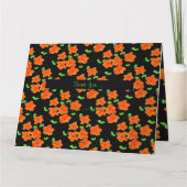 Ein inspirierender Dank Dankeskarte (Rückseite)