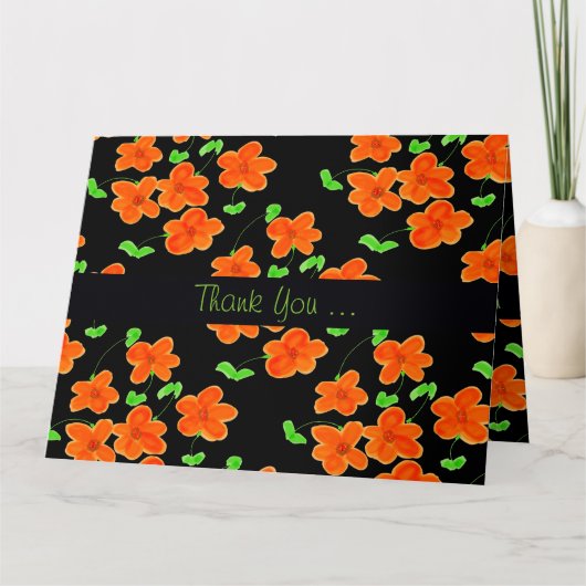 Ein inspirierender Dank Dankeskarte (Vorderseite)