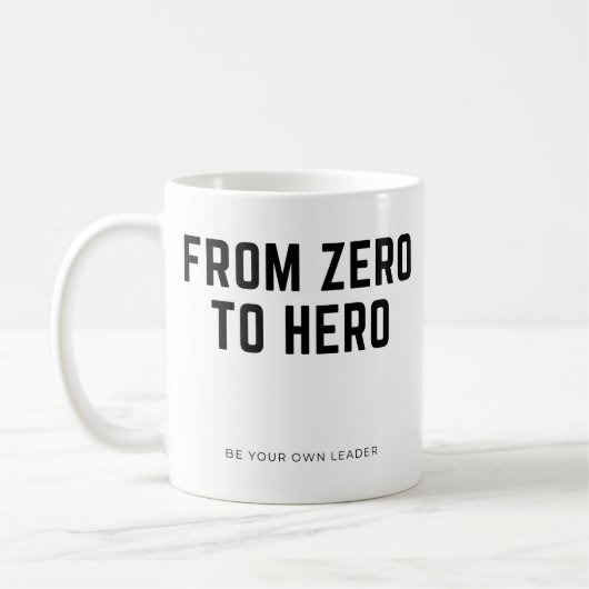 Ein inspirierendes Geschenk Kaffeetasse (Links)