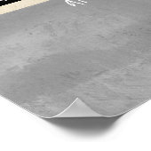 ein inspirierendes Zitat-Poster Poster (Ecke)