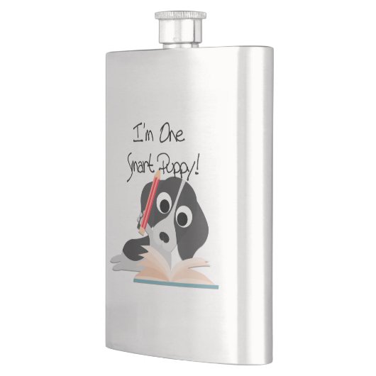 Ein intelligentes Puppy Flachmann (Links)