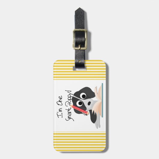 Ein intelligentes Puppy Gepäckanhänger (Vorderseite vertikal)