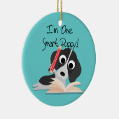 Ein intelligentes Puppy Keramik Ornament (Rechts)