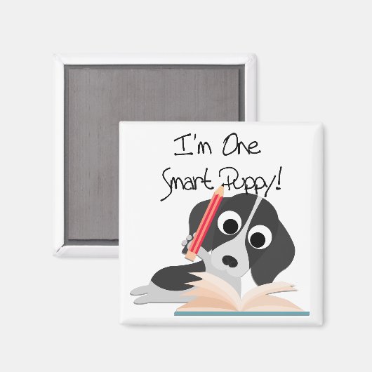 Ein intelligentes Puppy Magnet (Vorderseite/Rückseite)