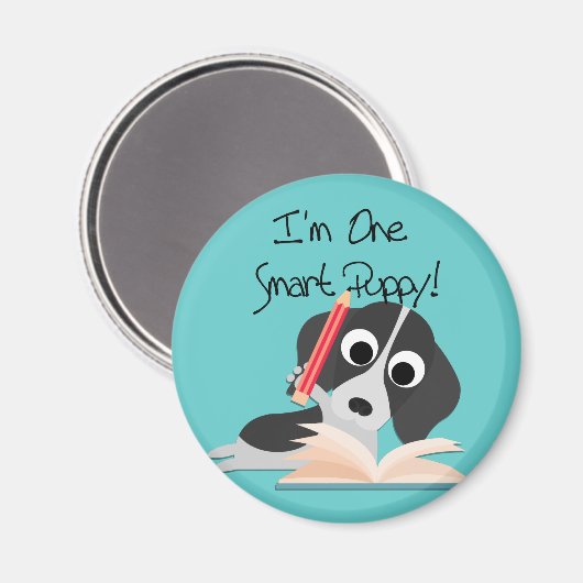 Ein intelligentes Puppy Magnet (Vorderseite/Rückseite)