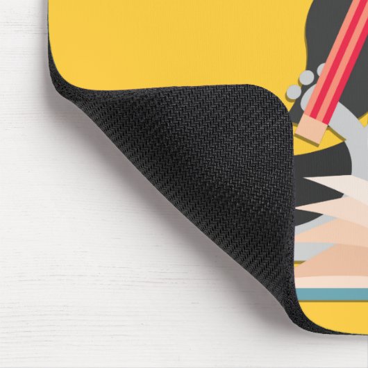 Ein intelligentes Puppy Mousepad (Ecke)