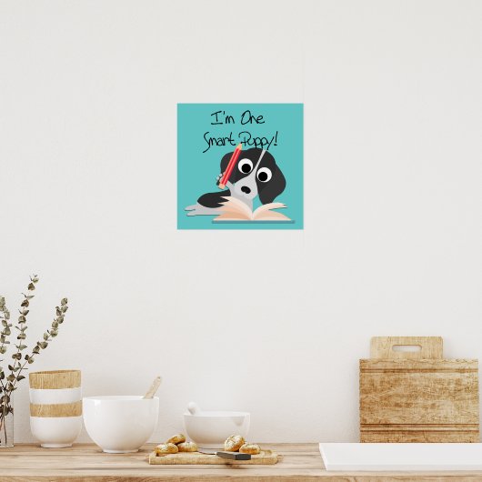 Ein intelligentes Puppy Poster (Küche)