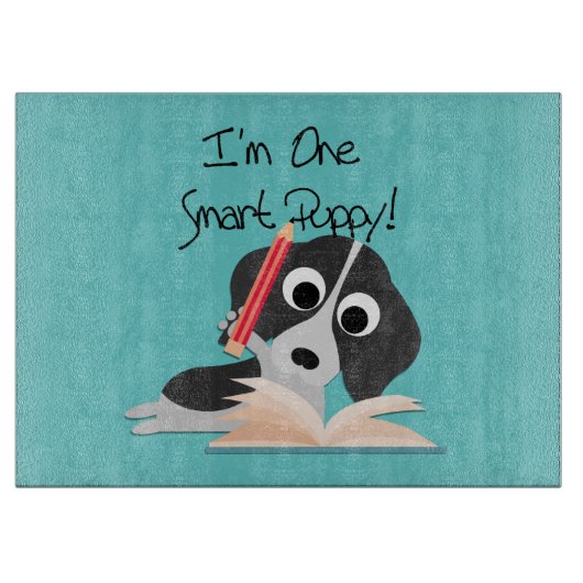 Ein intelligentes Puppy Schneidebrett (Vorderseite)