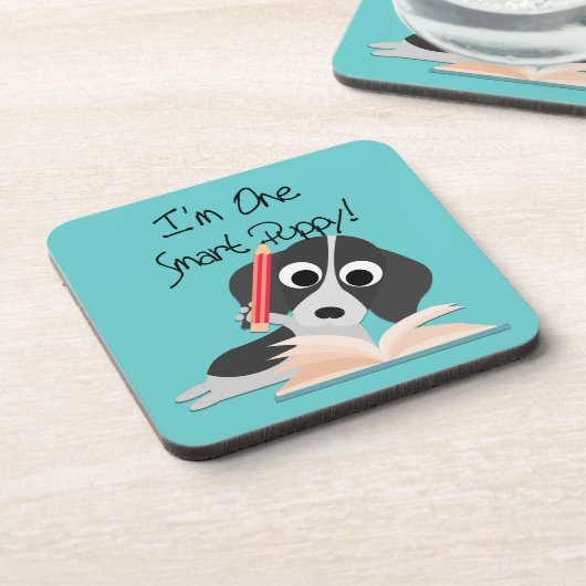 Ein intelligentes Puppy Untersetzer (Linke Seite)