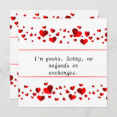 Ein interessanter Glückwunsch zum Valentinstag Feiertagskarte (Vorne/Hinten)