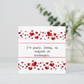 Ein interessanter Glückwunsch zum Valentinstag Feiertagskarte (Stehend Vorderseite)