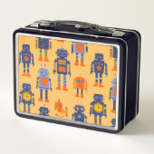 ein interessanter Roboter Metall Brotdose (Rückseite)