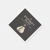 Ein interessantes Fest-Boxing-Theme Papier Napkins Serviette (Ecke)