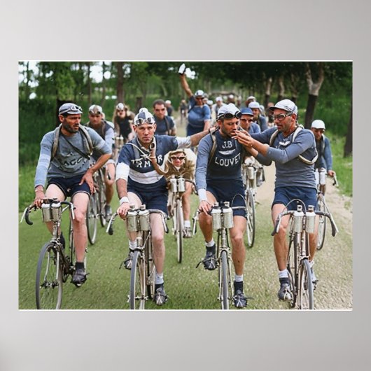 EIN INTIMATE PORTRAIT DER TOUR DE FRANCE IN DEN 20 POSTER (Vorne)