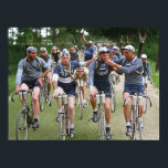 EIN INTIMES PORTRAIT TOUR DE FRANCE 1920er Redux Poster<br><div class="desc">Dieses alte intime Porträt der Tour de France aus den 1920er Jahren zeigt ein humorvolles Bild von Vervaeke und Geldhol beim Zigarettenrauchen.</div>