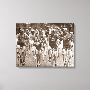 EIN INTIMES PORTRÄT DER TOUR DE FRANCE AUS DEN 192 LEINWANDDRUCK