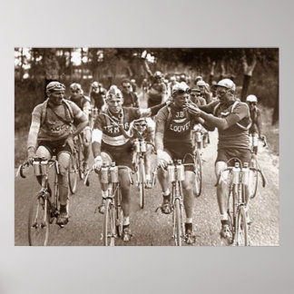 EIN INTIMES PORTRÄT DER TOUR DE FRANCE DER 1920ER  POSTER