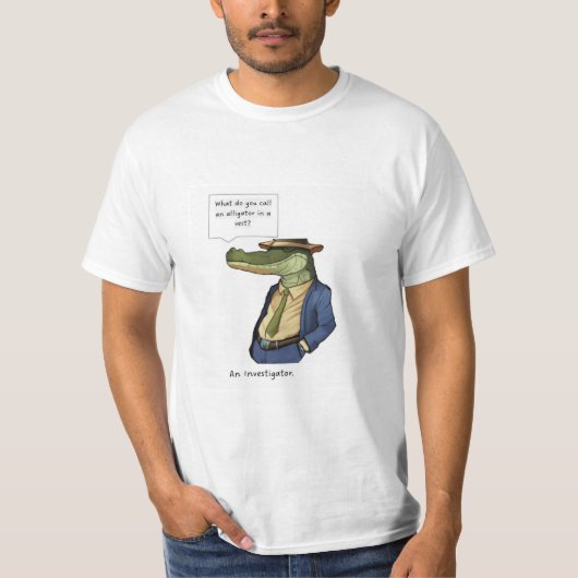 Ein Investi-Gator T-Shirt (Vorderseite)