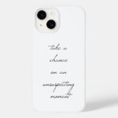 Ein iPhone-Fall mit Chance Case-Mate iPhone Hülle (Rückseite)
