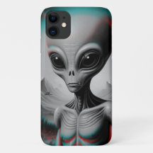ein iPhone mit Alien 11-Gehäuse