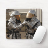 Ein irakischer Feuerwehrmann Mousepad (Mit Mouse)