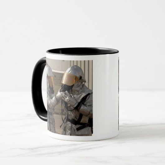 Ein irakischer Feuerwehrmann Tasse (Vorderseite Links)