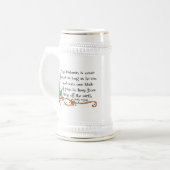 Ein Ire ist nie Betrunken... Mug Bierglas (Vorderseite Links)