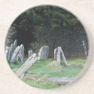 Ein irischer Friedhof Sandstein Untersetzer