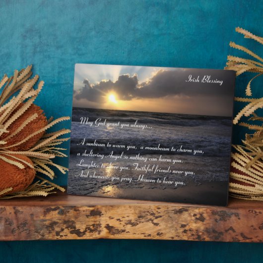 Ein irischer Segen Fotoplatte (Seite)