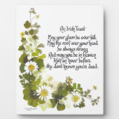 Ein irischer Toast Fotoplatte (Vorderseite)