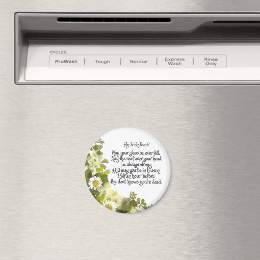 Ein irischer Toast Magnet (In Situ (Geschirrspüler))