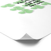 Ein irisches Gebet Poster (Ecke)