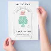Ein irisches Labyrinth! Flyer (Hand)