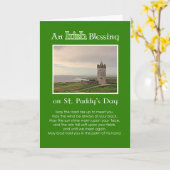 Ein irisches segensreiches St. Patrick's Day-Custo Karte (Gelbe Blume)