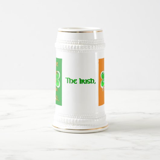 Ein irisches Sprichwort Bierglas (Mittel)