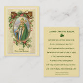 Ein irisches Weihnachten, das heilige Karten St (Vorne/Hinten)