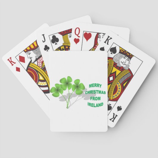 Ein irisches Weihnachten Spielkarten (Rückseite)