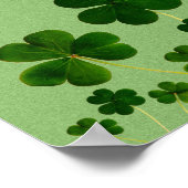 Ein Irish Sessing / Kleeblatts Poster (Ecke)