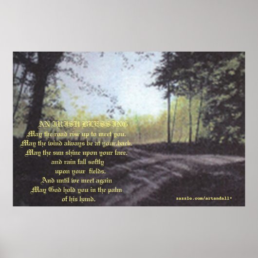 EIN IRISH SESSING LANDSCAPE POSTER (Vorne)