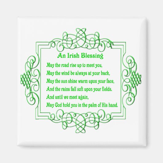 Ein Irish Sessing Magnet (Vorne)