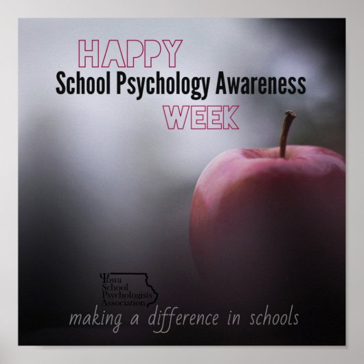 Ein ISPA School Psychology Weor Doster Poster (Vorne)