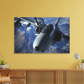 Ein italienischer AMX wird durch einen KC-10A-Exte Leinwanddruck (Insitu (Wohnzimmer))