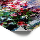 Ein italienischer Garten - William Merritt Chase, Poster (Ecke)