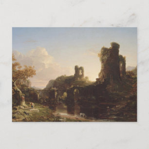 Ein italienischer Herbst von Thomas Cole Postcard Postkarte