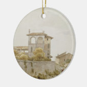 Ein italienisches Landhaus Keramik Ornament (Links)