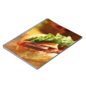 Ein italienisches Untersandwich mit Notizblock (Linke Seite)