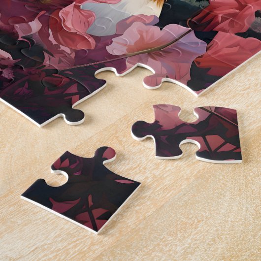 Ein Jack Russell Terriers Blumenhaven Puzzle (Seite)