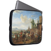 Ein Jagd-Party durch ein Landhaus (Öl auf Laptopschutzhülle (Vorne Rechts)