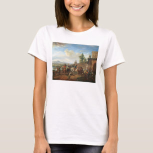 Ein Jagd-Party durch ein Landhaus (Öl auf T-Shirt