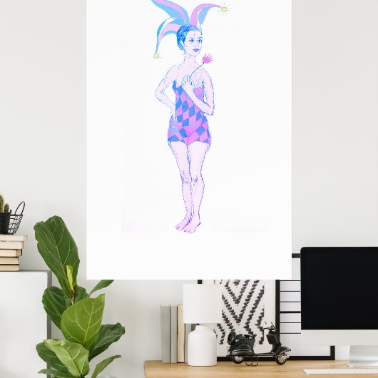 Ein Jäger Poster (Heimbüro)